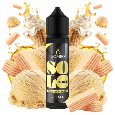 Bombo Solo Juice Vanilla Biscuit Flavor Shot 15ml/60ml